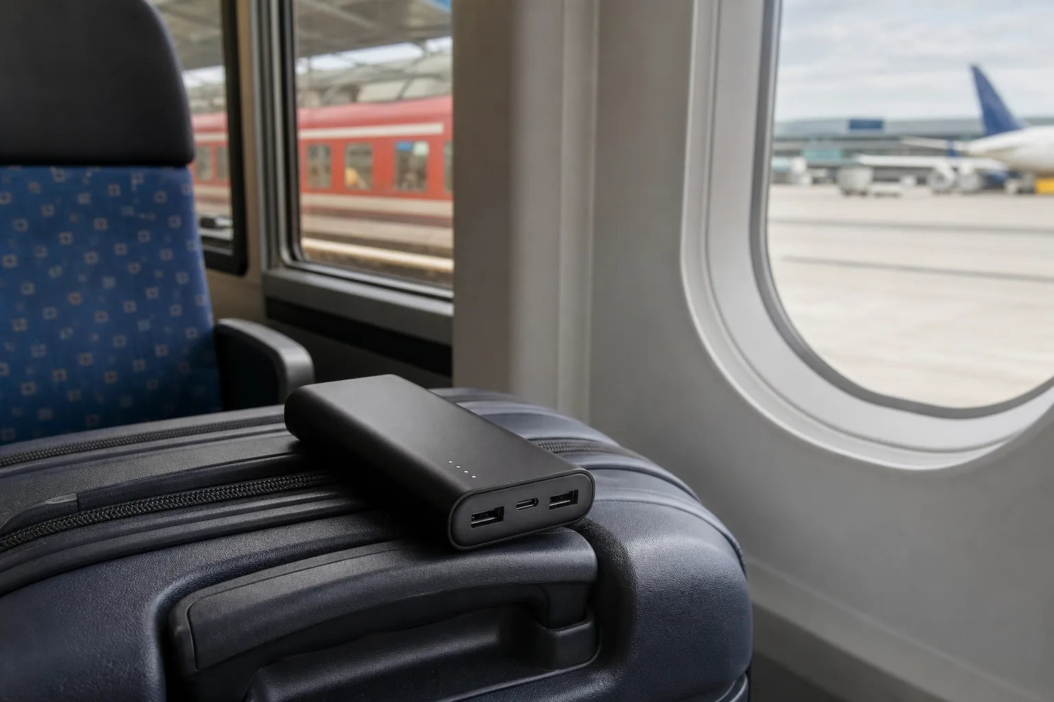 Powerbanks auf Reisen nutzen: Tipps fuer Flugzeug, Bahn und Auto